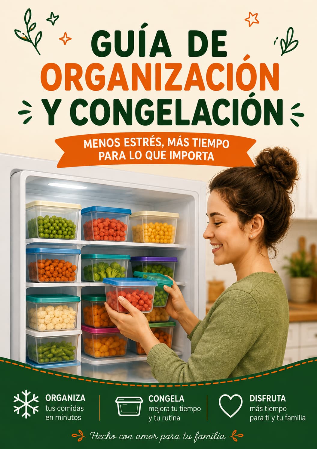 Portada del bono Guía de Organización y Congelación