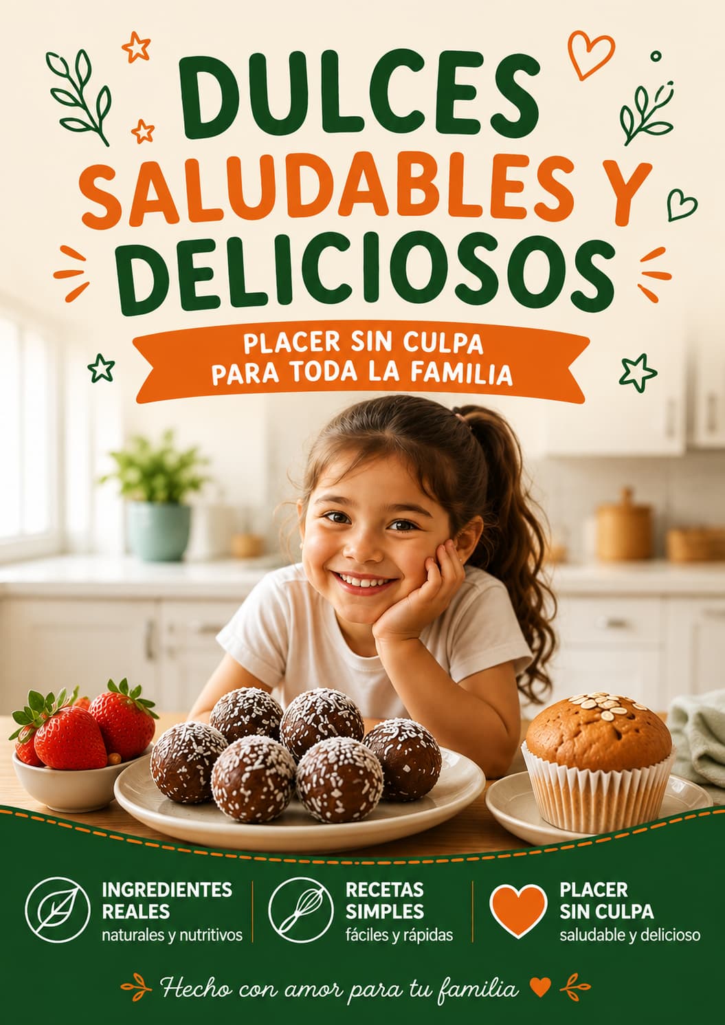 Portada del bono Dulces Saludables y Deliciosos